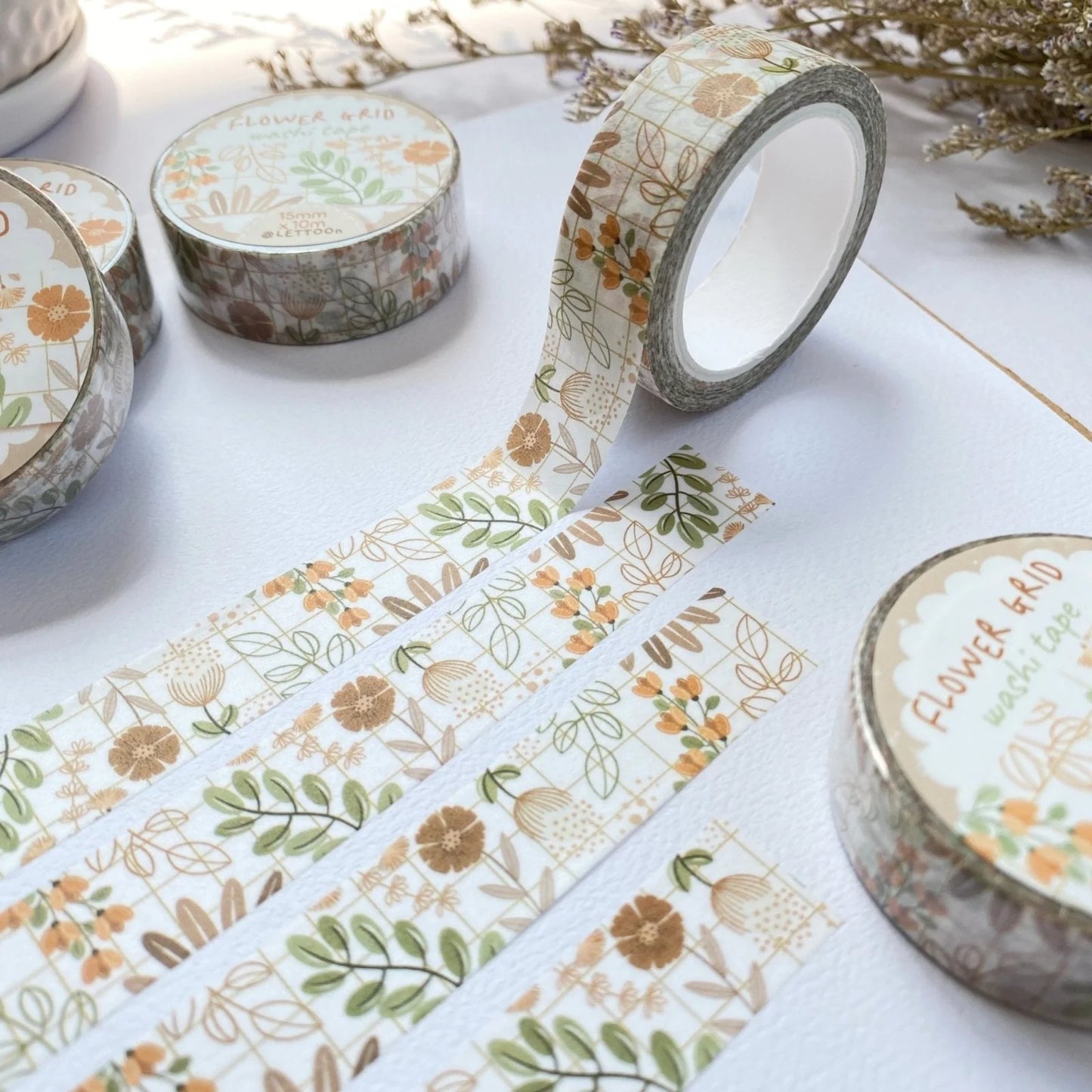 Washi tape Flower Grid - LETTOOn