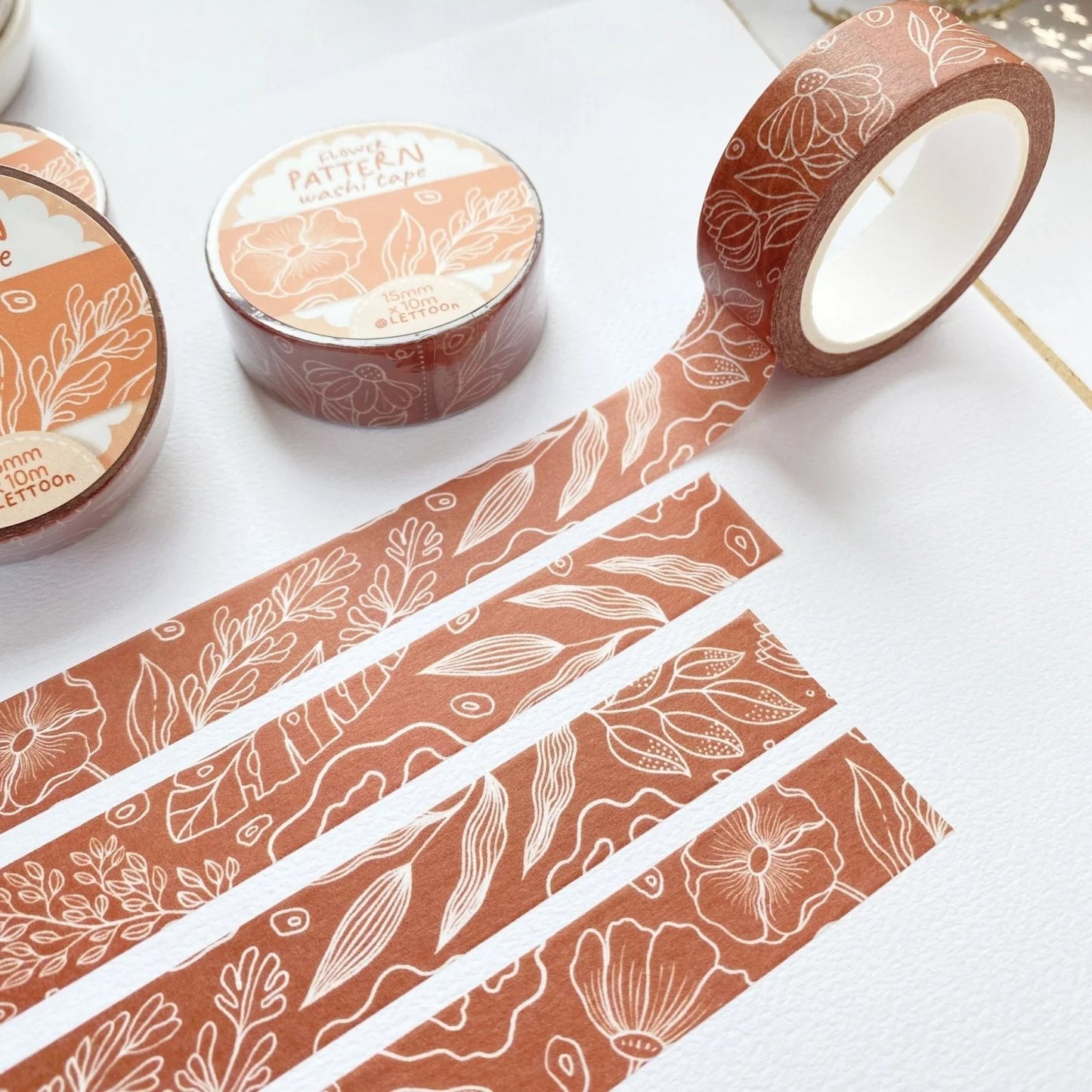 Washi tape Flower Pattern - LETTOOn