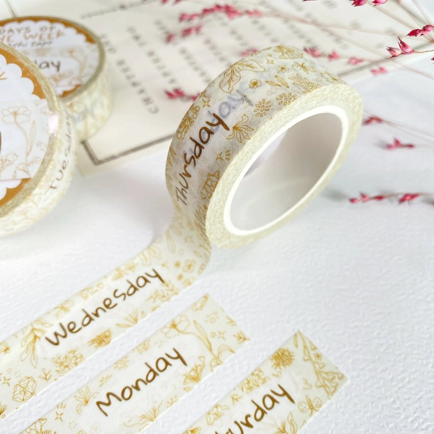 Washi tape Days of the Week - LETTOOn
