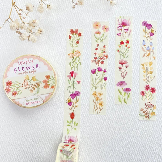 Washi tape Lovely Flower - LETTOOn