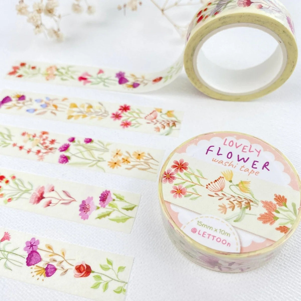Washi tape Lovely Flower - LETTOOn