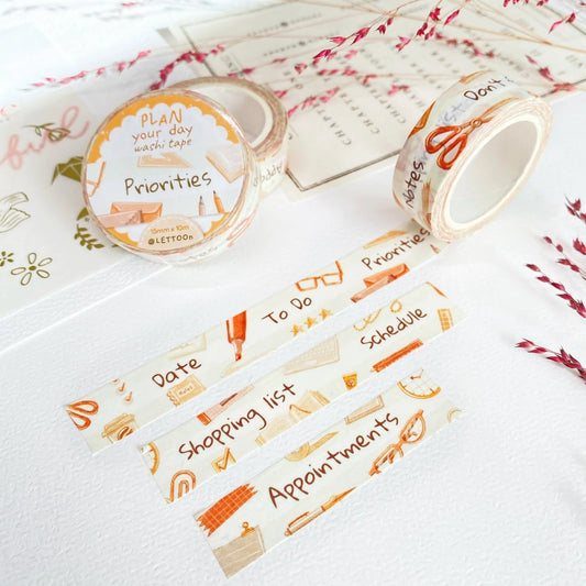 Washi tape Plan Your Day - LETTOOn