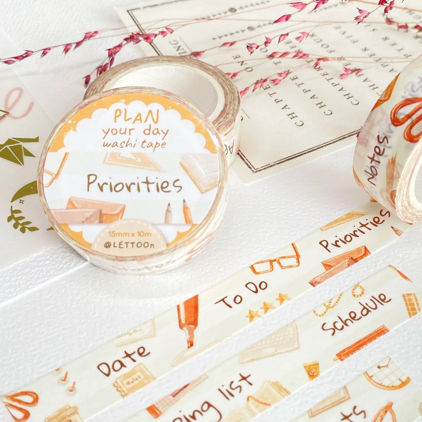 Washi tape Plan Your Day - LETTOOn