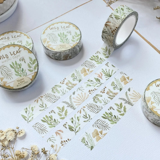 Washi tape Wild Leaf - LETTOOn