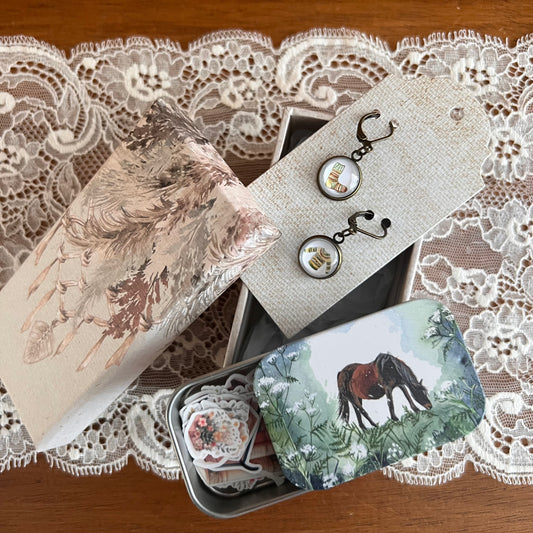 Cadeaupakketje steekmarkeerders Paard