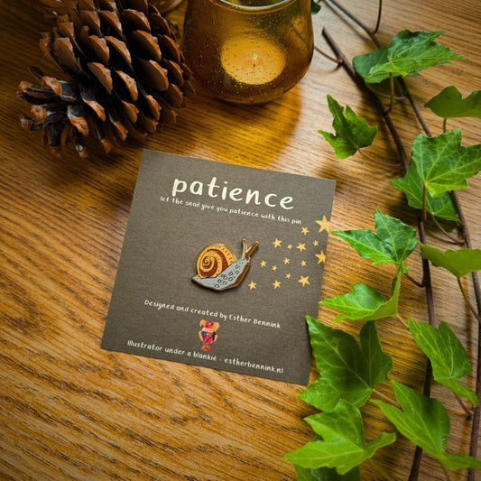 Pin Snail Patience - Esther Bennink