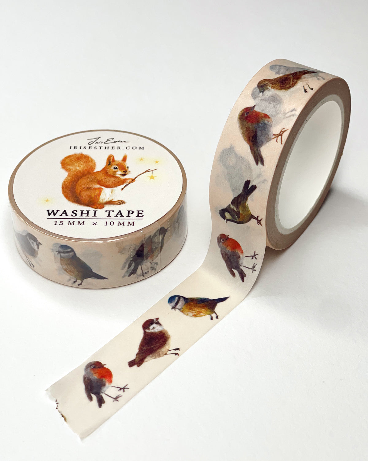 Washi tape Garden Birds - Iris Esther