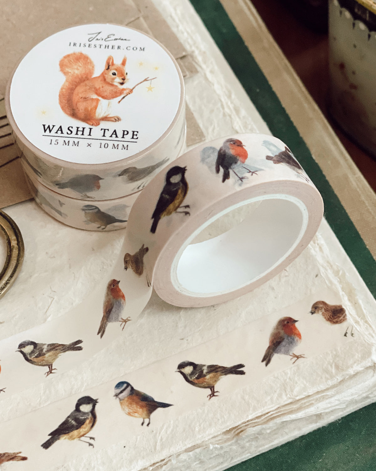 Washi tape Garden Birds - Iris Esther