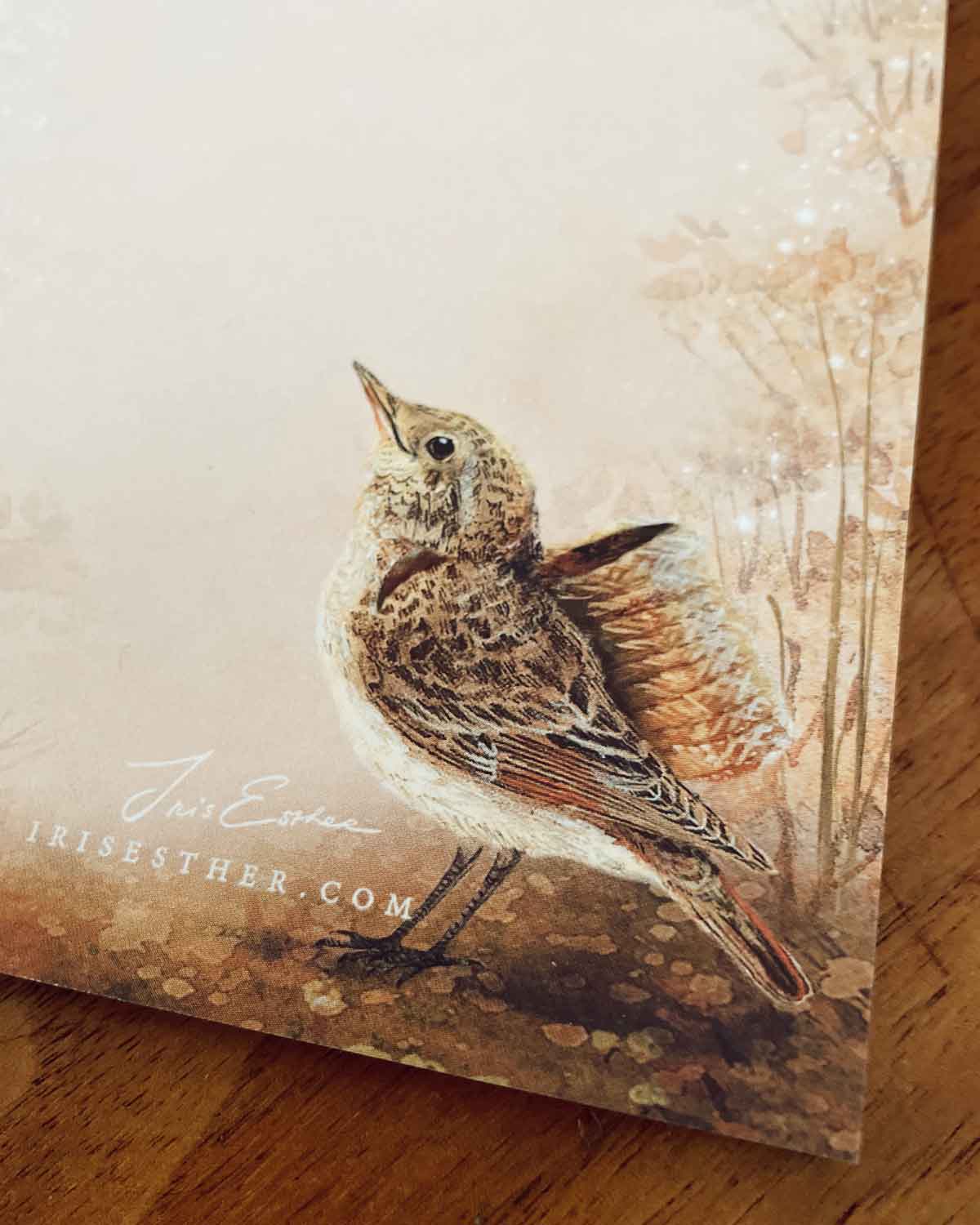 Notitieblokje Featherlight List - Iris Esther