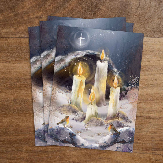 Kaart Advent Lights - Iris Esther