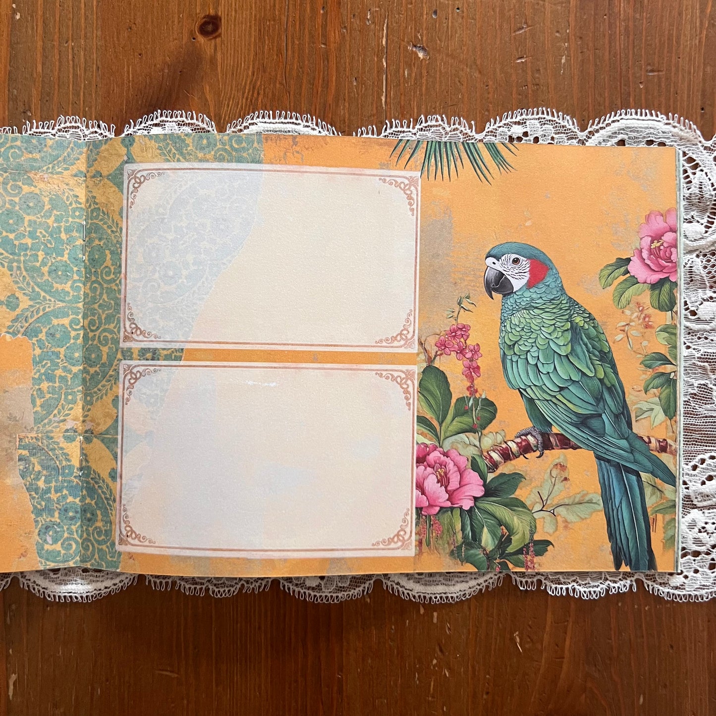 Geïllustreerd notitieboekje Oiseaux - Gwenaëlle Trolez Créations