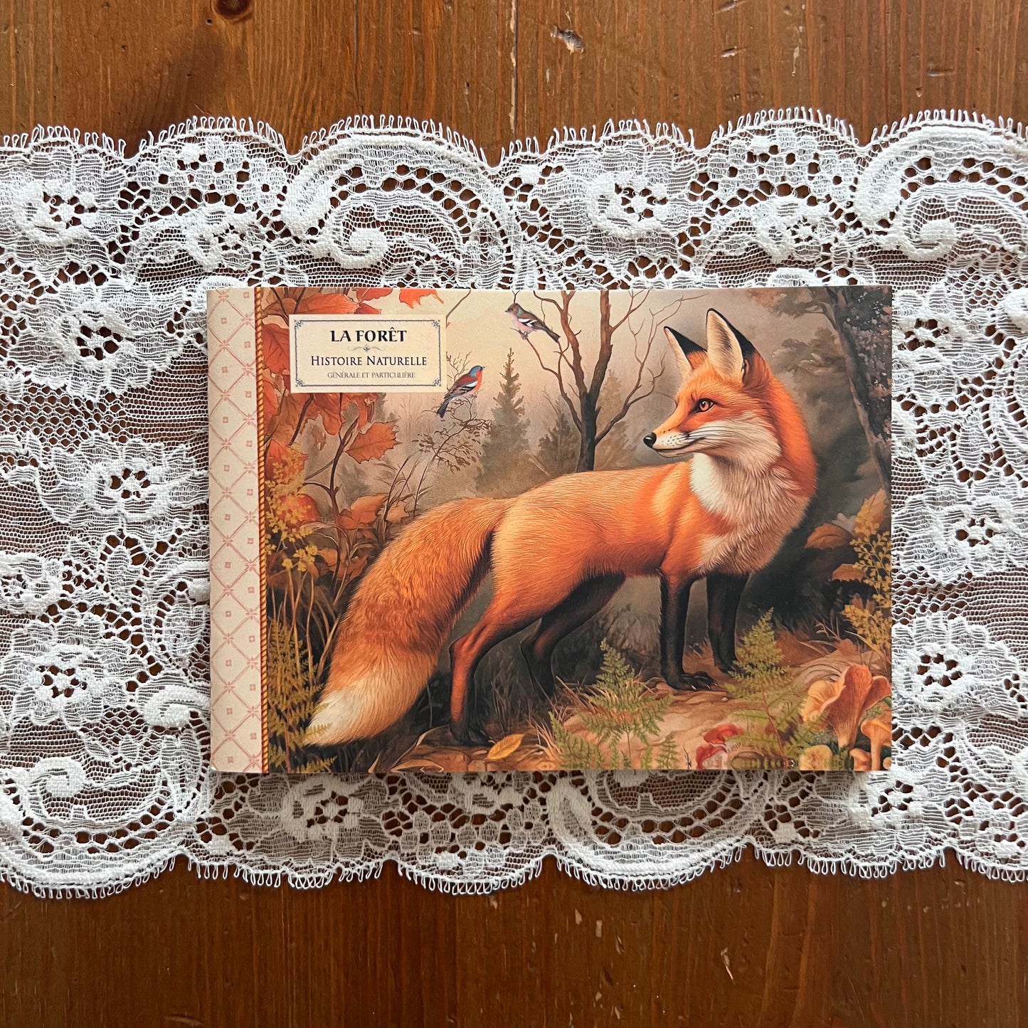 Geïllustreerd notitieboekje Foret Renard - Gwenaëlle Trolez Créations