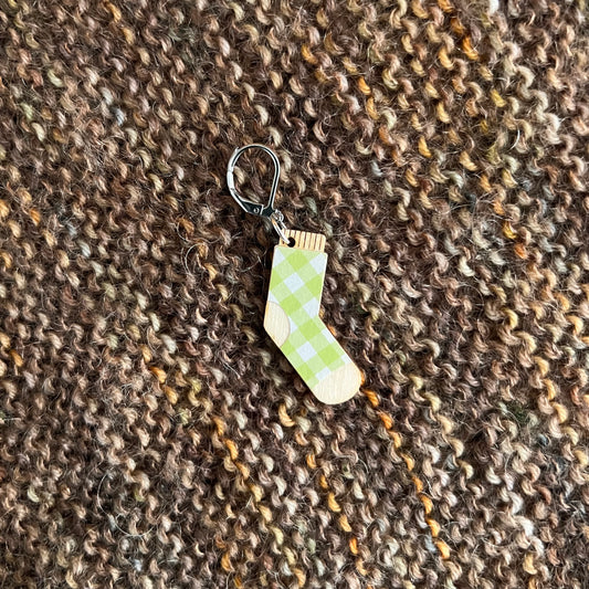 Steekmarkeerder Sok Groen - Atelier Marie Lucienne