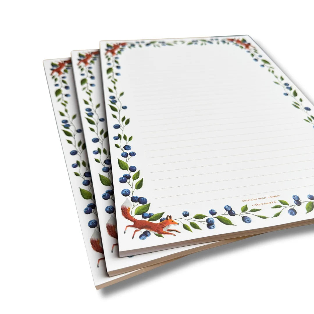 Notitieblok XL Bessendroom - Esther Bennink