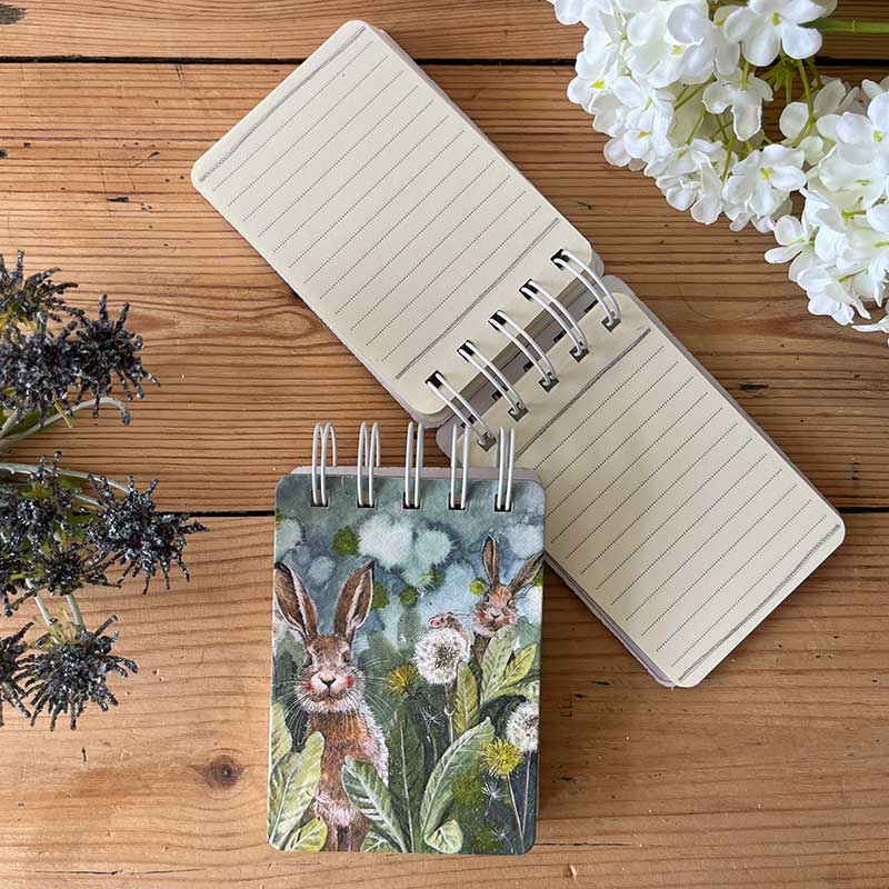 Mini notitieblokje Little Rabbits - Alex Clark