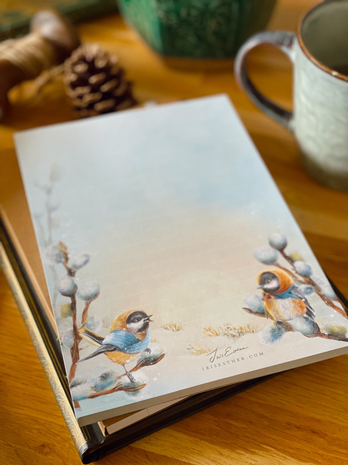 Notitieblokje Chickadees - Iris Esther