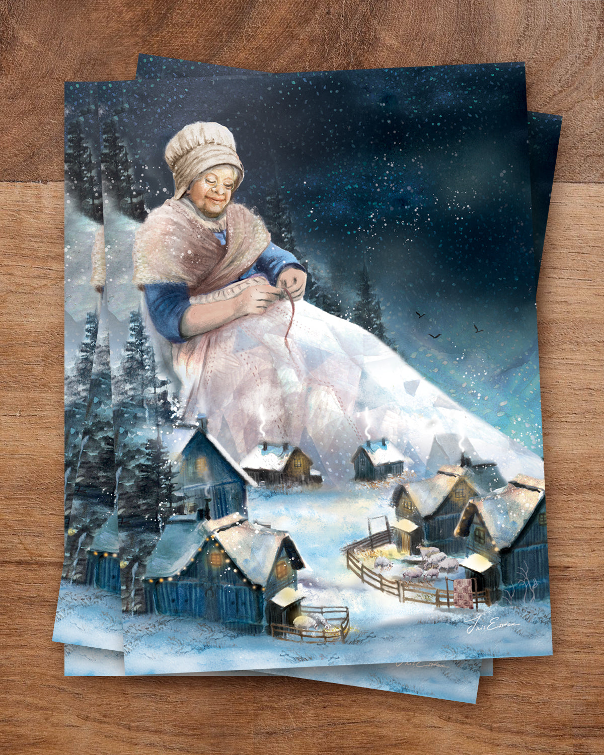 Kaart A Blanket of Snow - Iris Esther