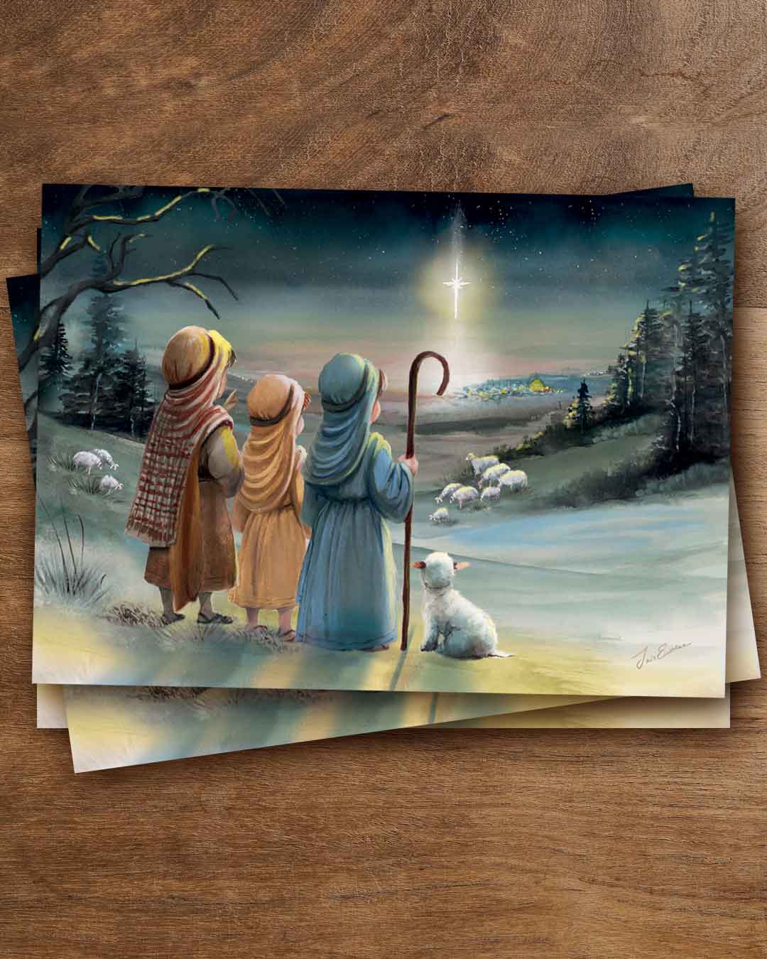 Kaart Little Shepherds - Iris Esther