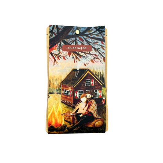 Theekaart broodjes bakken - op de liefde - Esther Bennink