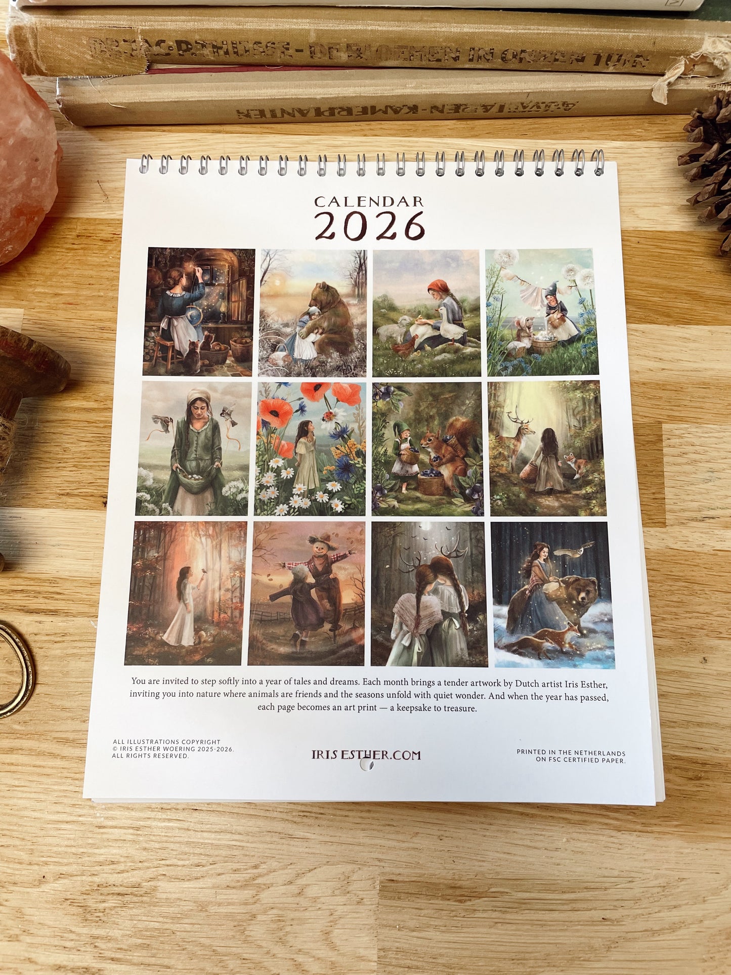 Kalender 2026 Fairytale Art - Iris Esther
