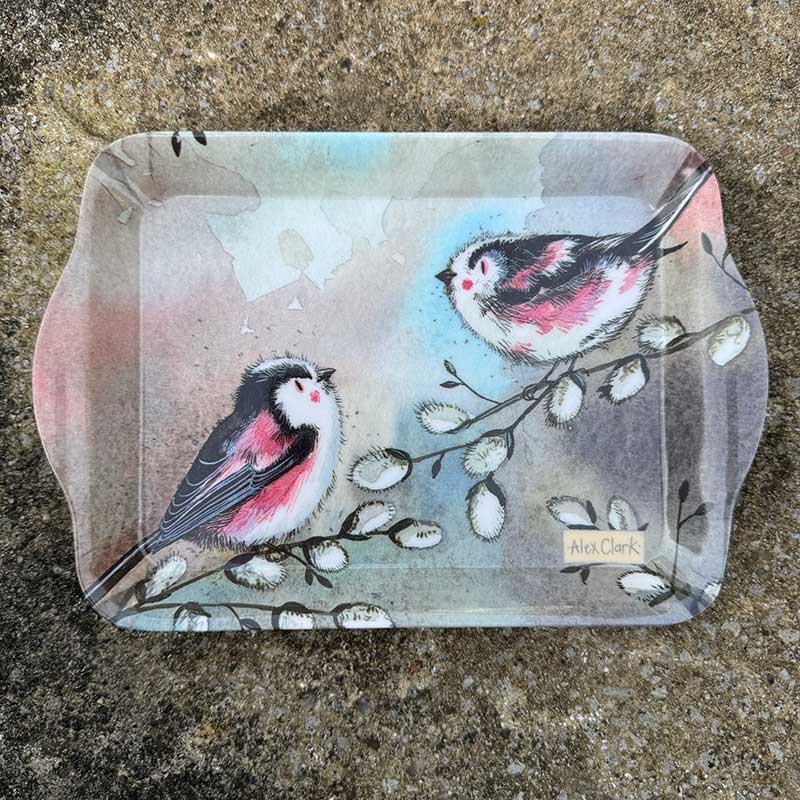 Klein dienblad Long Tailed Tit Bird - Alex Clark