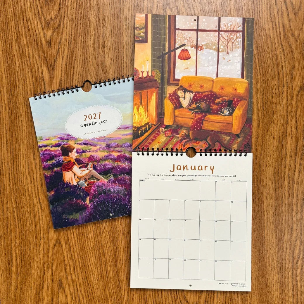 Kalender 2027 A gentle year - Esther Bennink