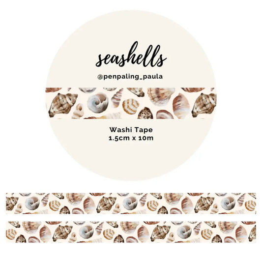 Washi tape Seashells - Penpaling Paula