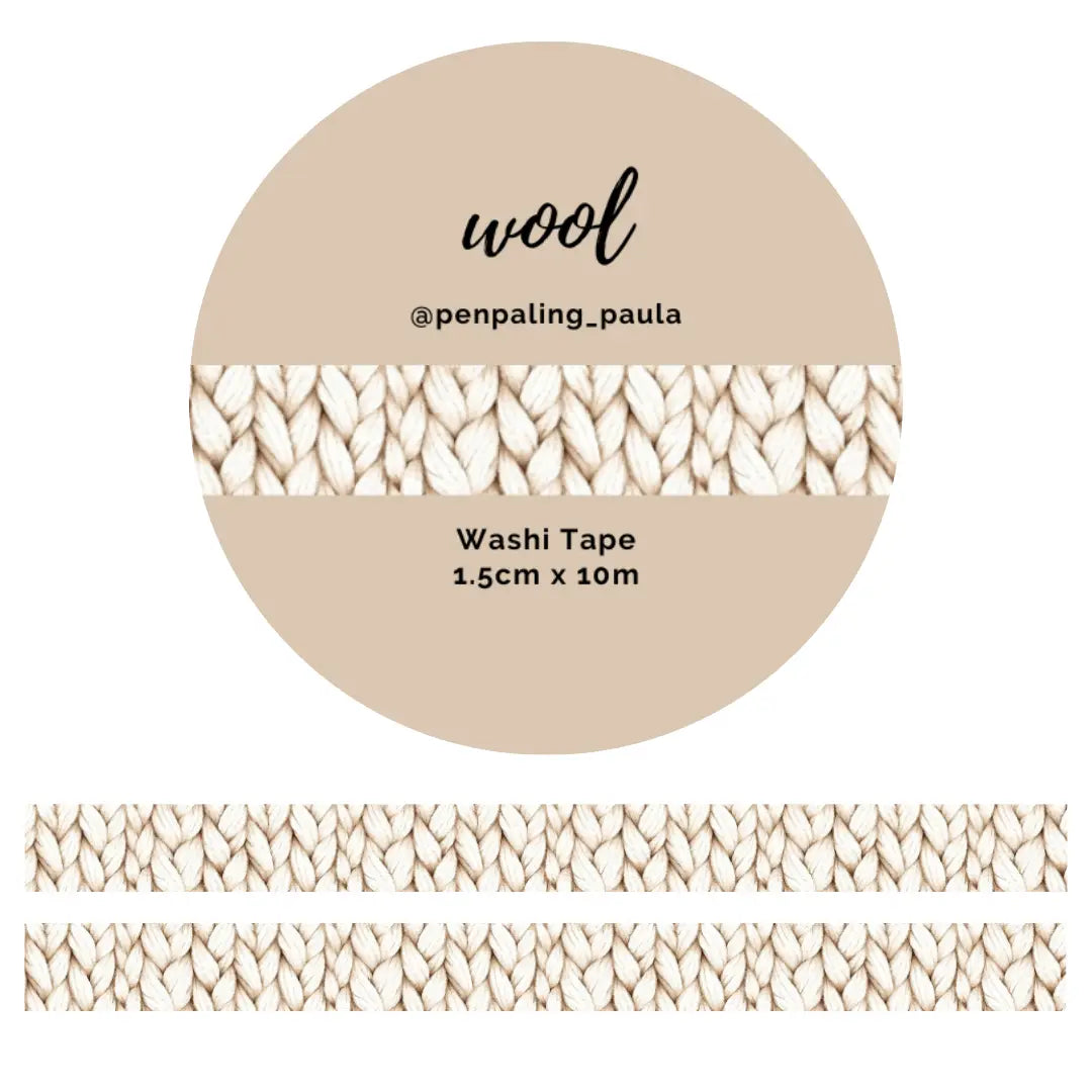 Washi tape Wool - Penpaling Paula