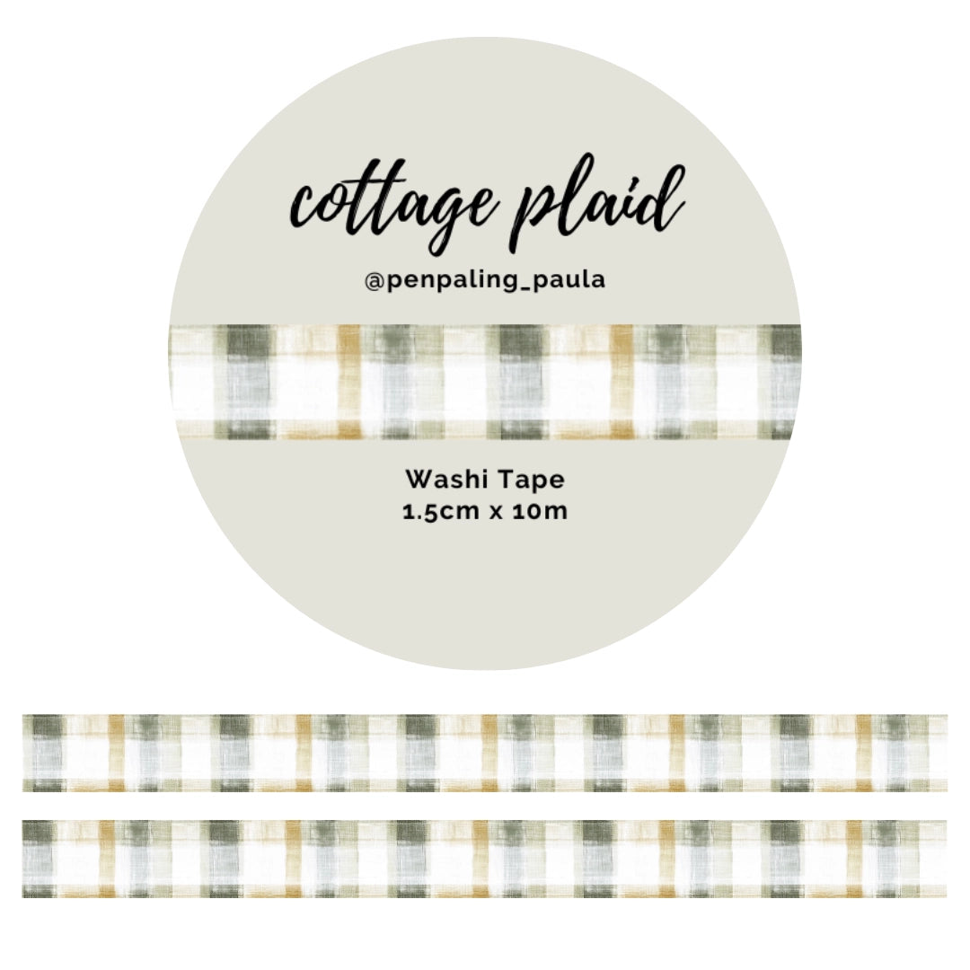 Washi tape Cottage Plaid - Penpaling Paula
