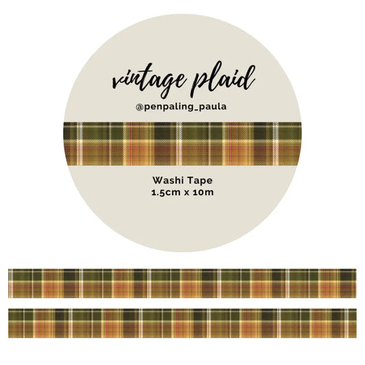 Washi tape Vintage Plaid - Penpaling Paula