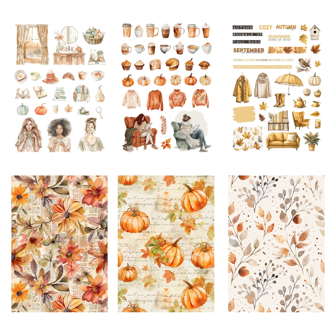Stickerboek Autumn - Penpaling Paula