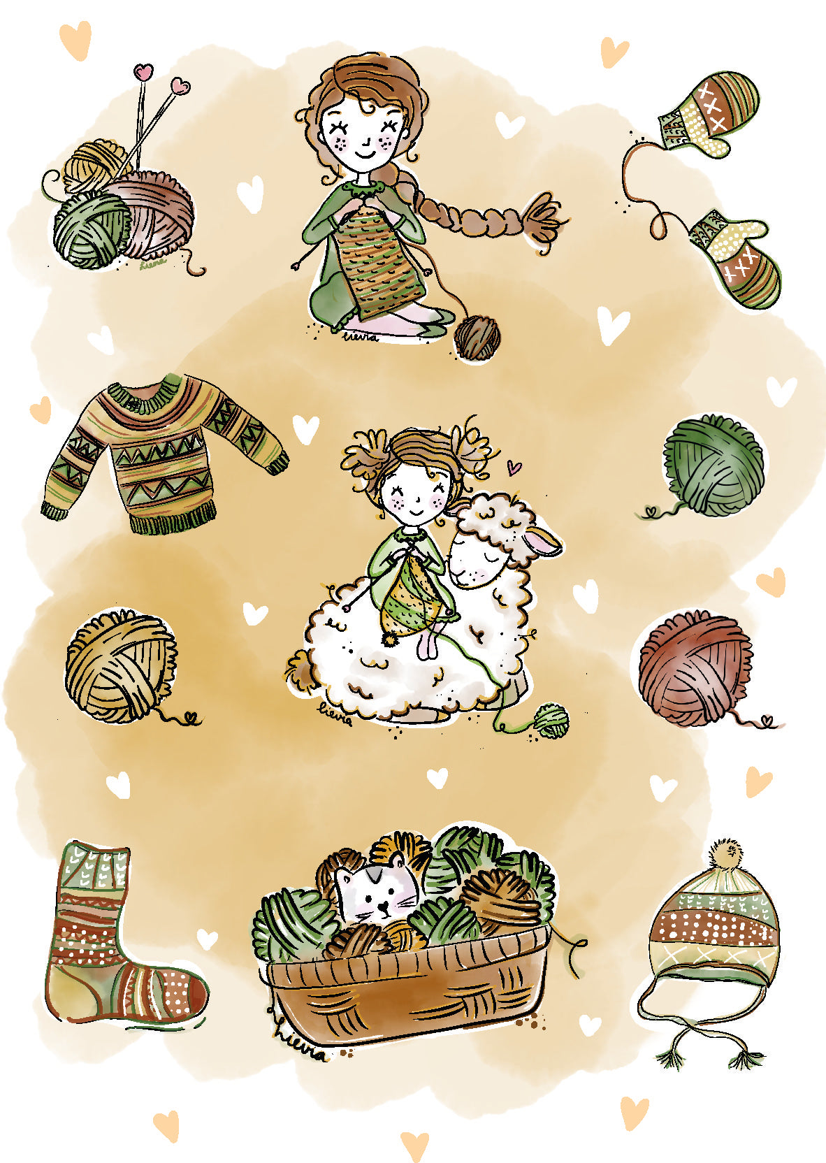 Kaart Breien - Lievia