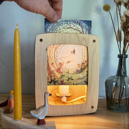 Kaartenlamp Esdoornhout - het Houtlokael