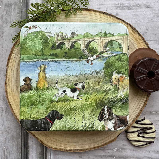 Vierkant blik Large Along the river - Alex Clark