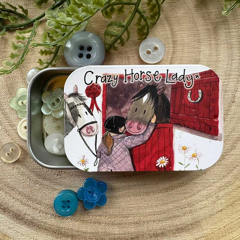 Mini blikje Crazy Horse Lady - Alex Clark