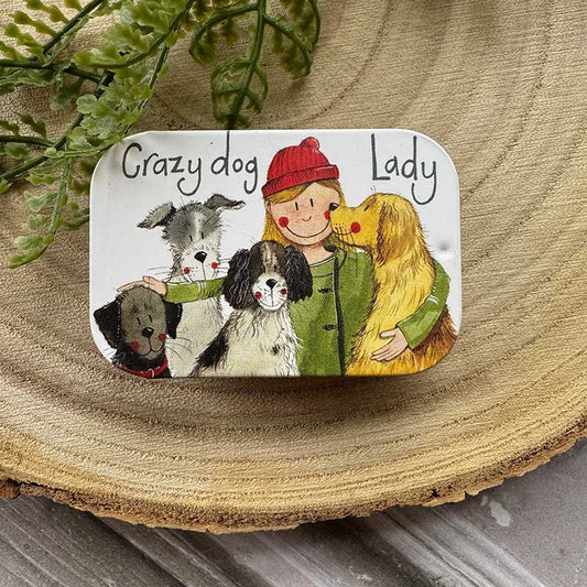 Mini blikje Crazy Dog Lady - Alex Clark