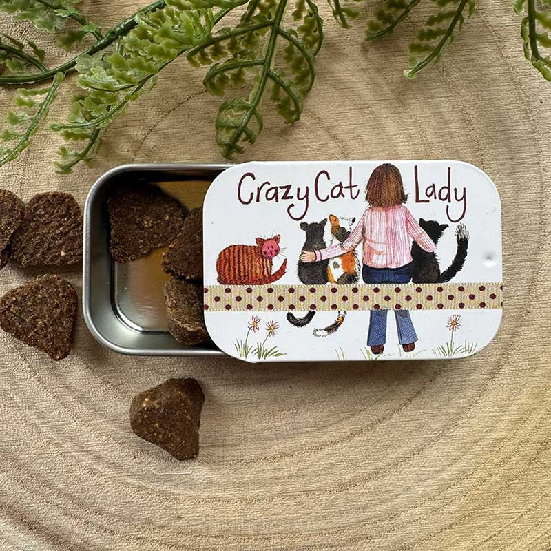 Mini blikje Crazy Cat Lady - Alex Clark