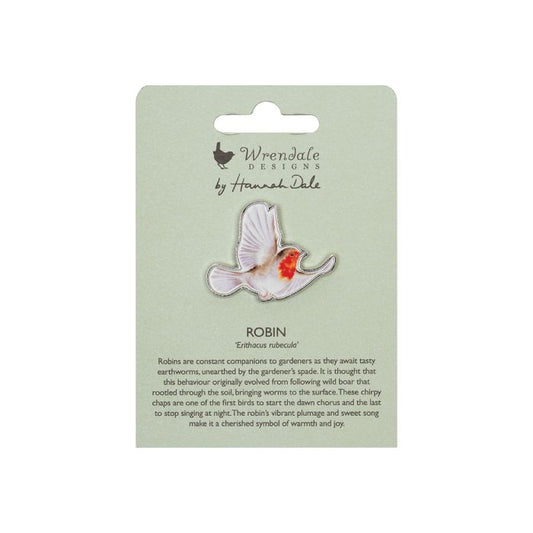 Pin Roodborstje Flying Robin - Wrendale