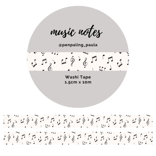 Washi tape Music Notes - Penpaling Paula