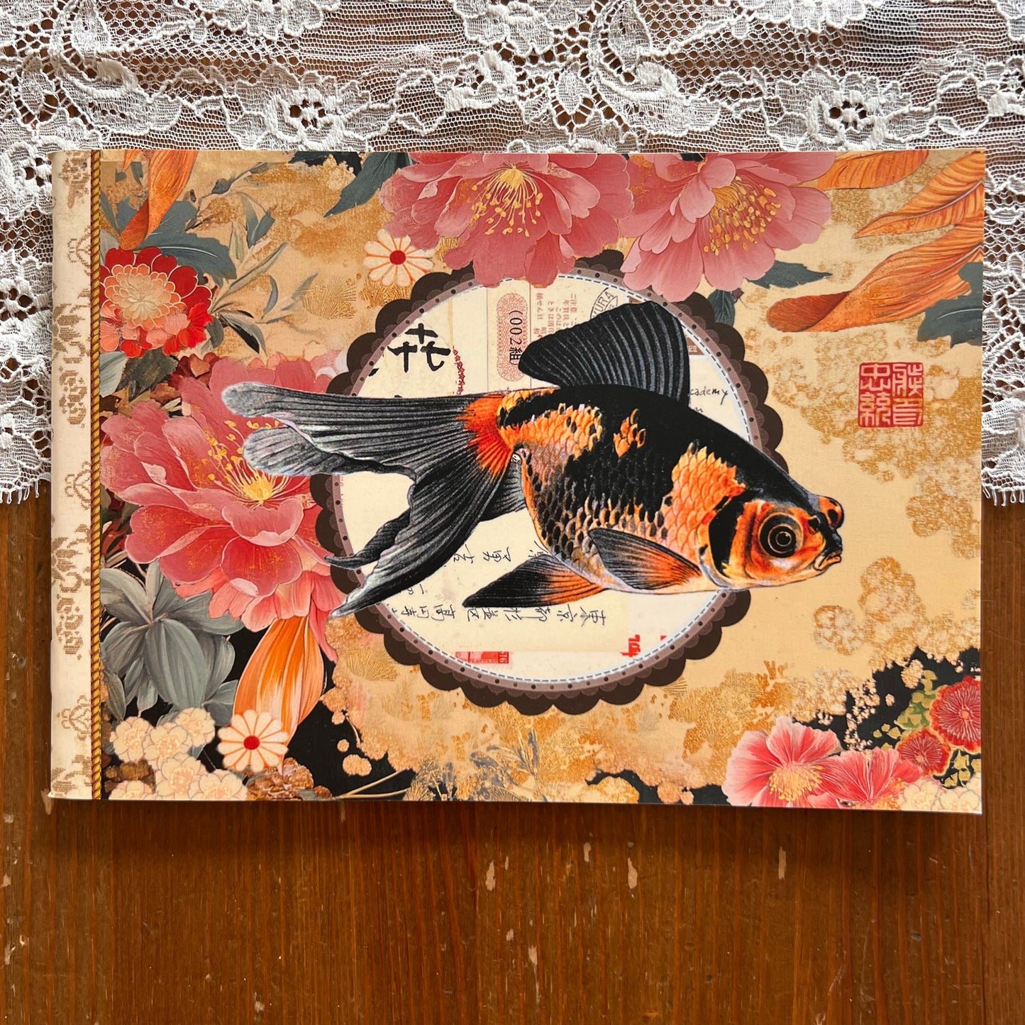 Geïllustreerd notitieboekje Kimono - Gwenaëlle Trolez Créations