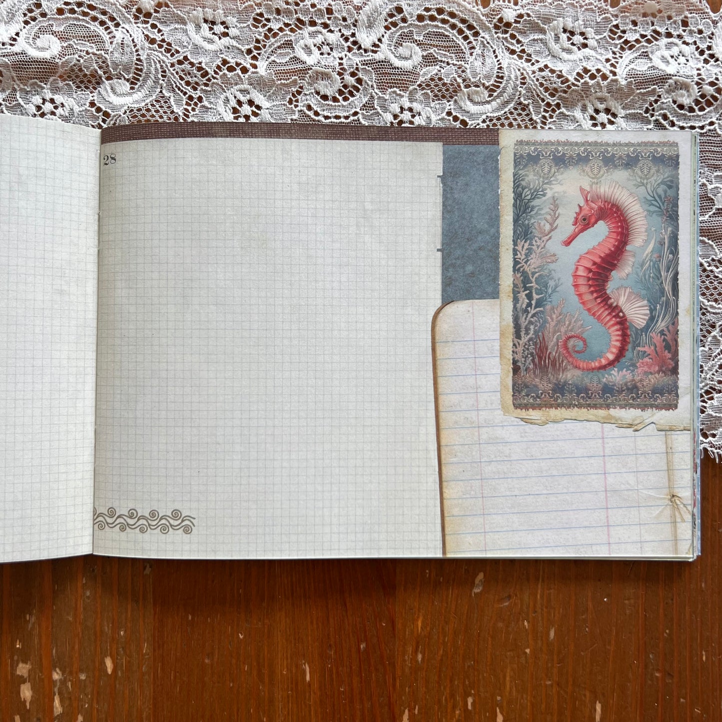 Geïllustreerd notitieboekje Art Nouveau Meduses - Gwenaëlle Trolez Créations