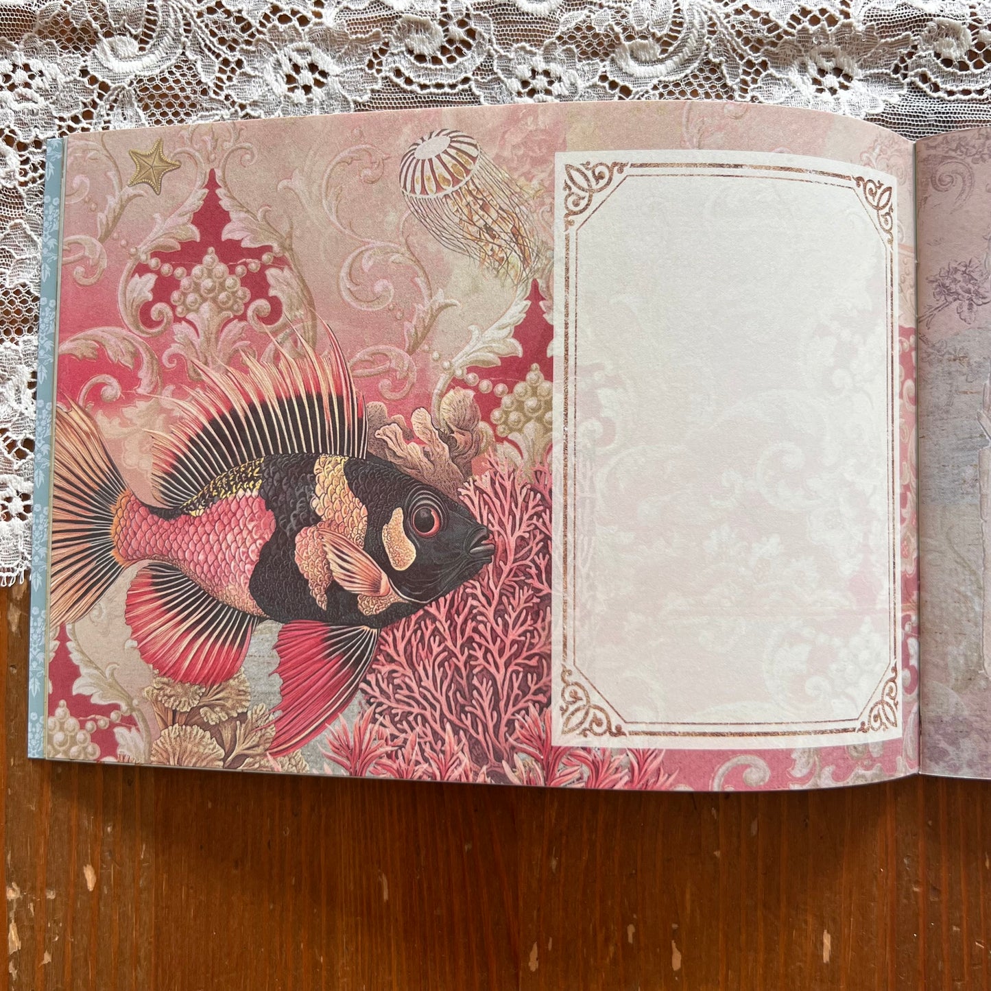 Geïllustreerd notitieboekje Art Nouveau Meduses - Gwenaëlle Trolez Créations
