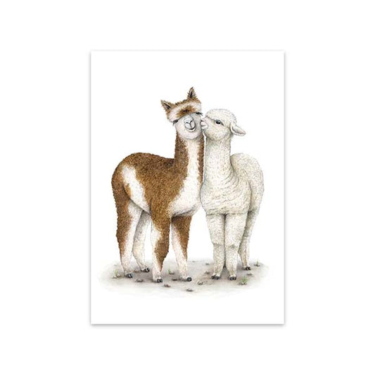 Kaart Alpaca Amigos - MALUU