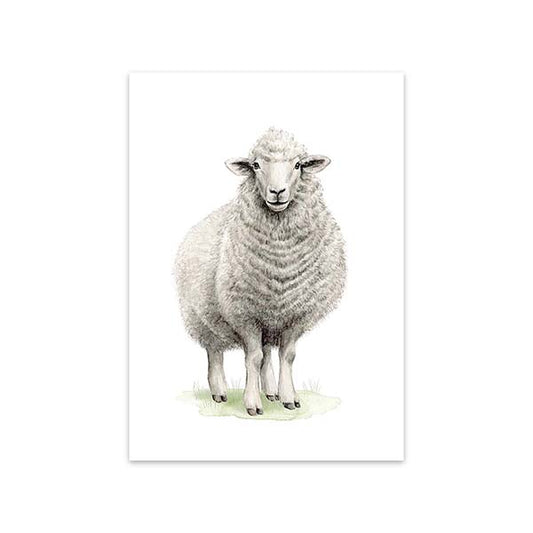 Kaart Woolly Sheep - MALUU