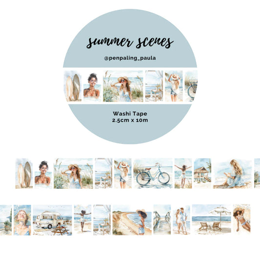 Washi tape Summer Scenes - Penpaling Paula