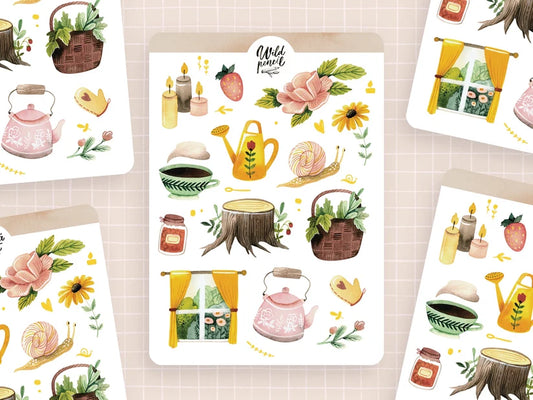 Stickervel At Grandma's - Wild Pencil