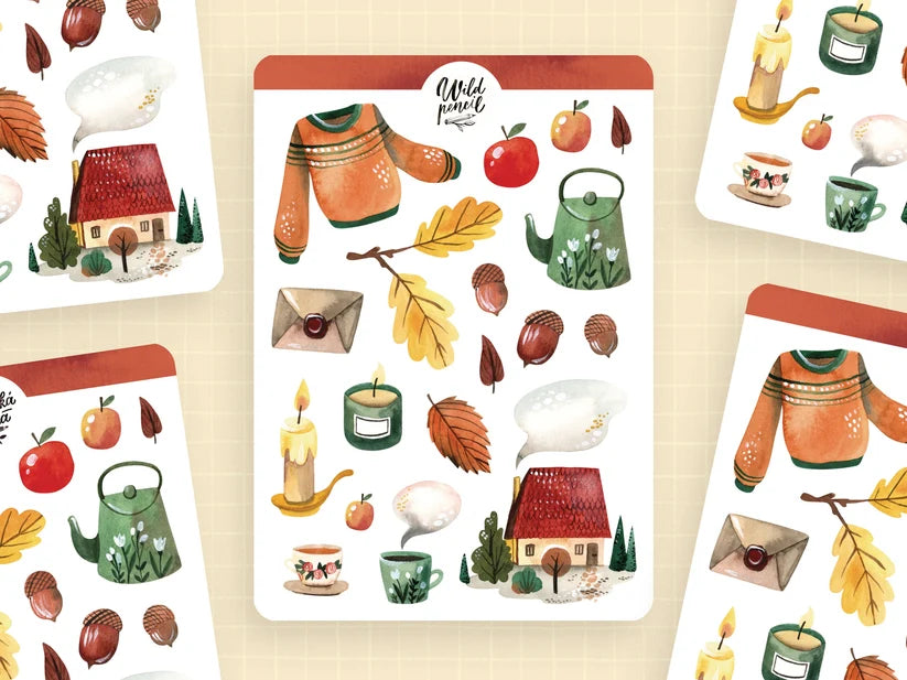 Stickervel Home for Christmas - Wild Pencil