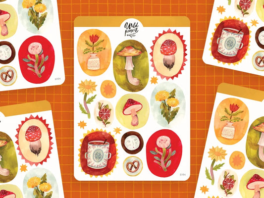Stickervel Little Paintings - Wild Pencil