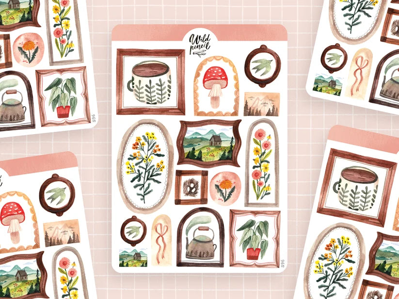 Stickervel Frames - Wild Pencil