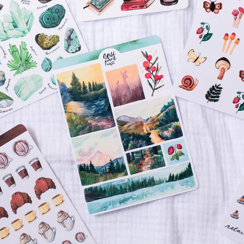 Stickervel Forest Landscapes - Wild Pencil
